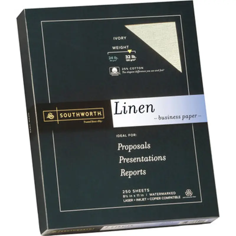 Southworth J568C 25% Cotton No. 10 Business Envelopes