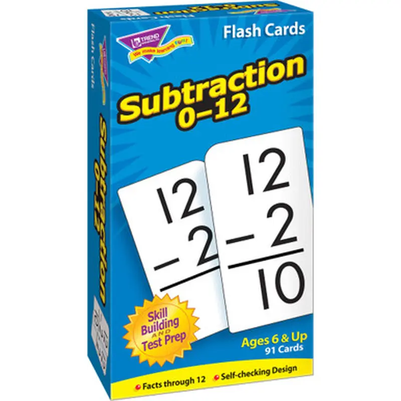 Trend T53103 Math Flash Cards