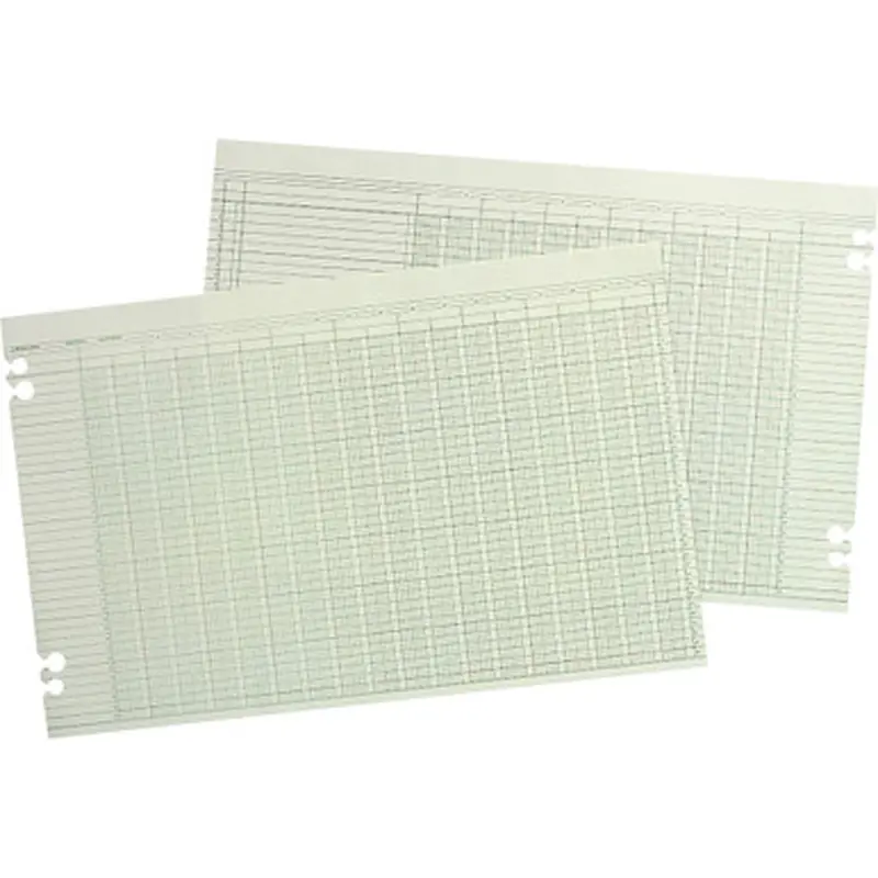 Wilson Jones G50-30 Columnar Ruled Ledger Sheet, 11 x 14&quot, Pack of 100