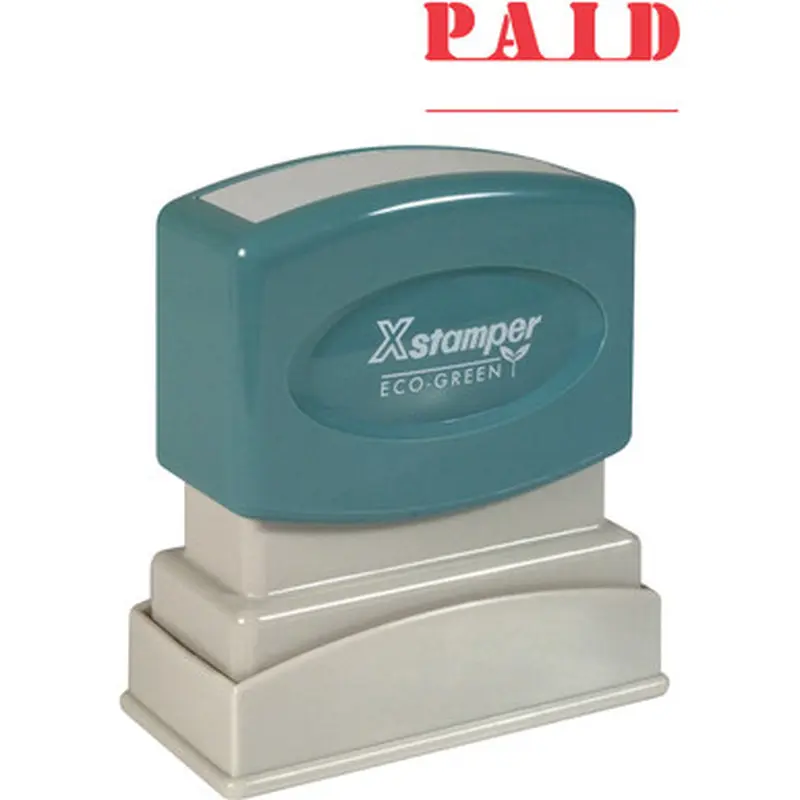 Xstamper 1221 PAID Title Stamp