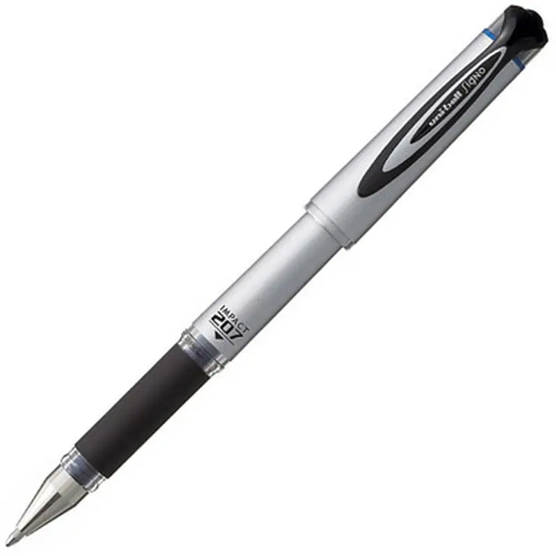 UniBall Signo Impact 207 Gel Pen 65801, 1.0 mm Bold Point, Blue Uni Super Ink