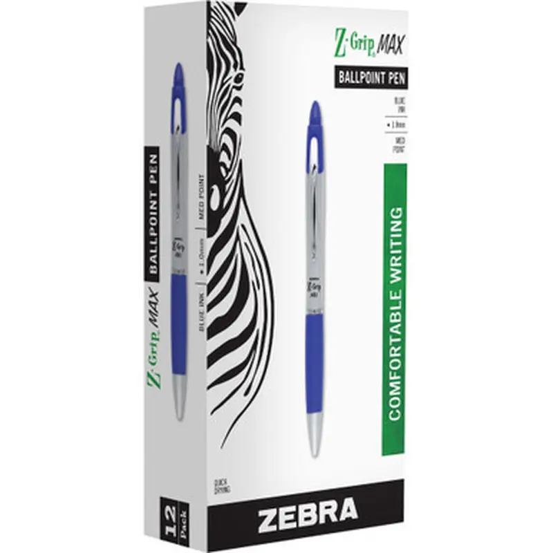Zebra Pen 22420 Z-grip Max Retractable Ballpoint Pens
