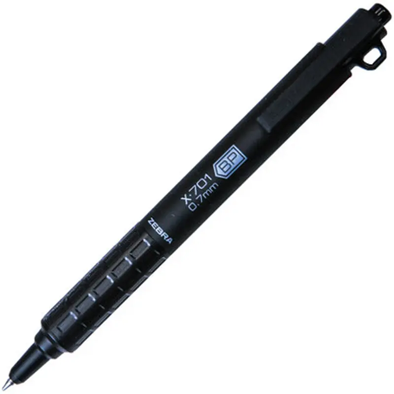 Zebra X701 0.7mm 29811 Extreme Ballpoint Pen, Black Ink