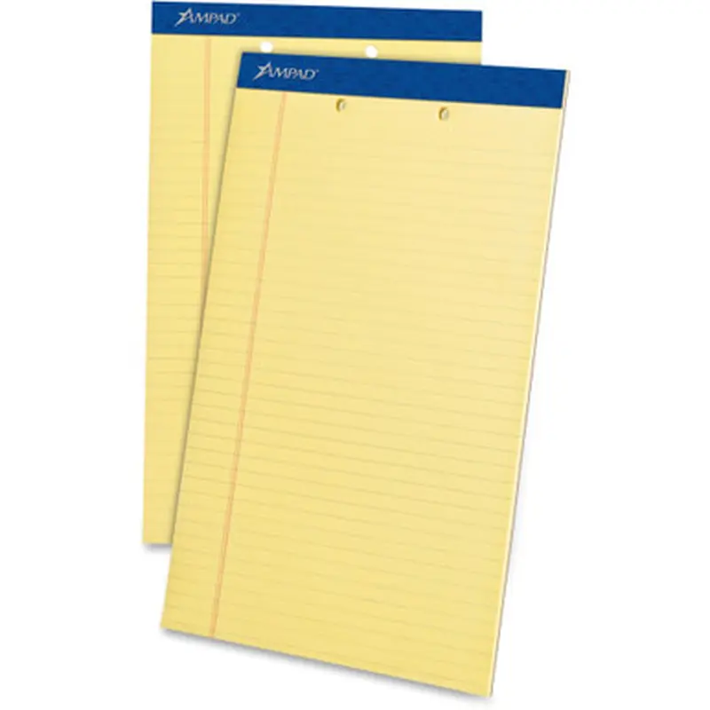 Ampad 20233 Perforated Ruled Pads - Legal