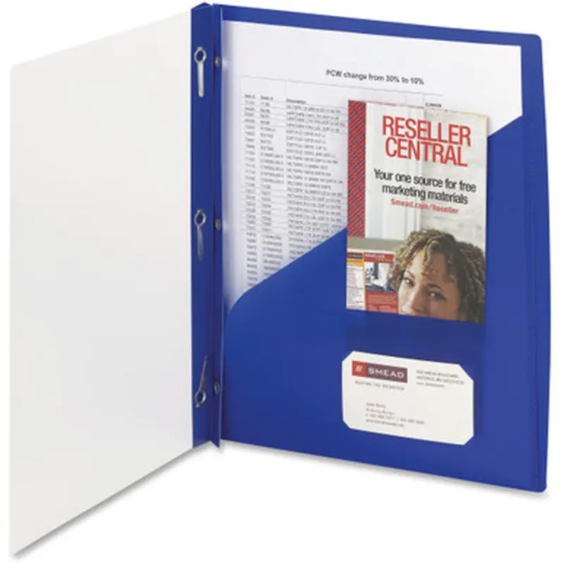 Smead 86011 Accent Series Poly Report Covers