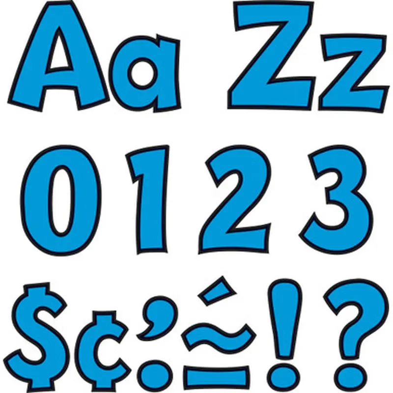 Trend 79744 4&quot Ready Letter Playful Combo Pack