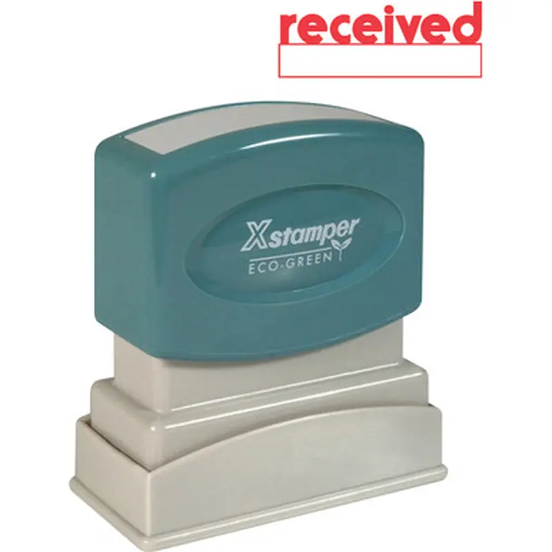 Xstamper 1223 RECEIVED Window Title Stamp