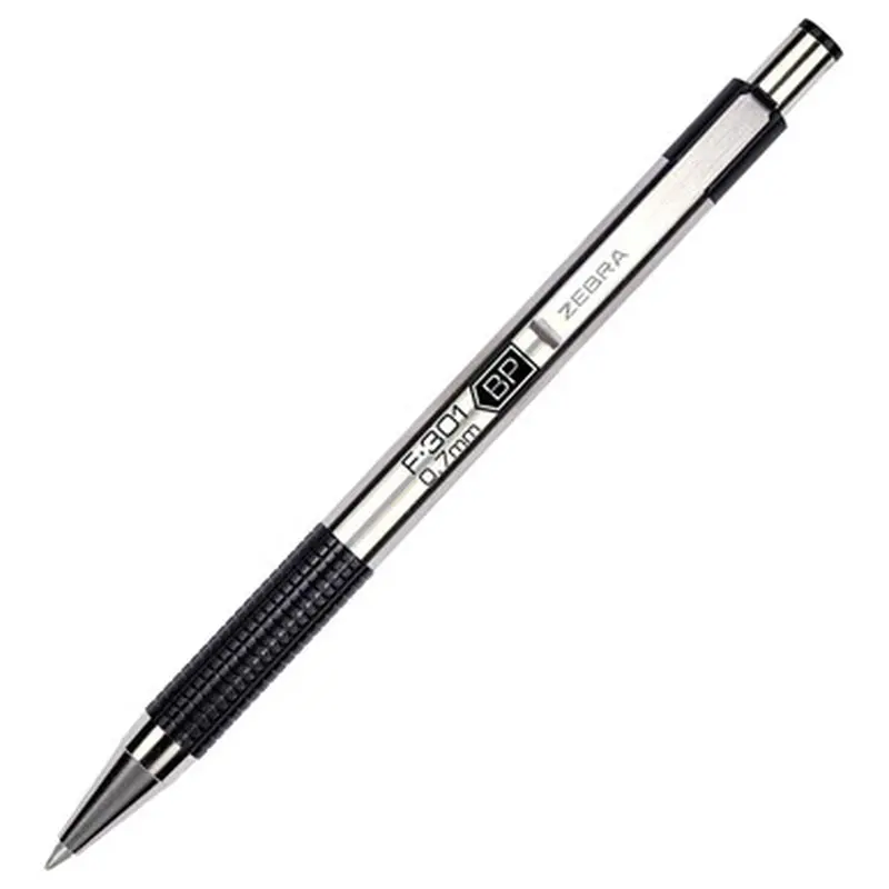 Zebra F-301 0.7mm Fine 27110 Black Ink Retractable Ballpoint Pen