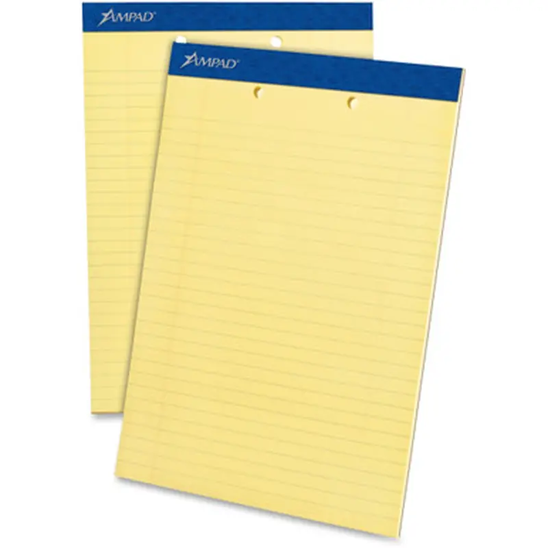 Ampad 20224 Perforated Ruled Pads - Letter