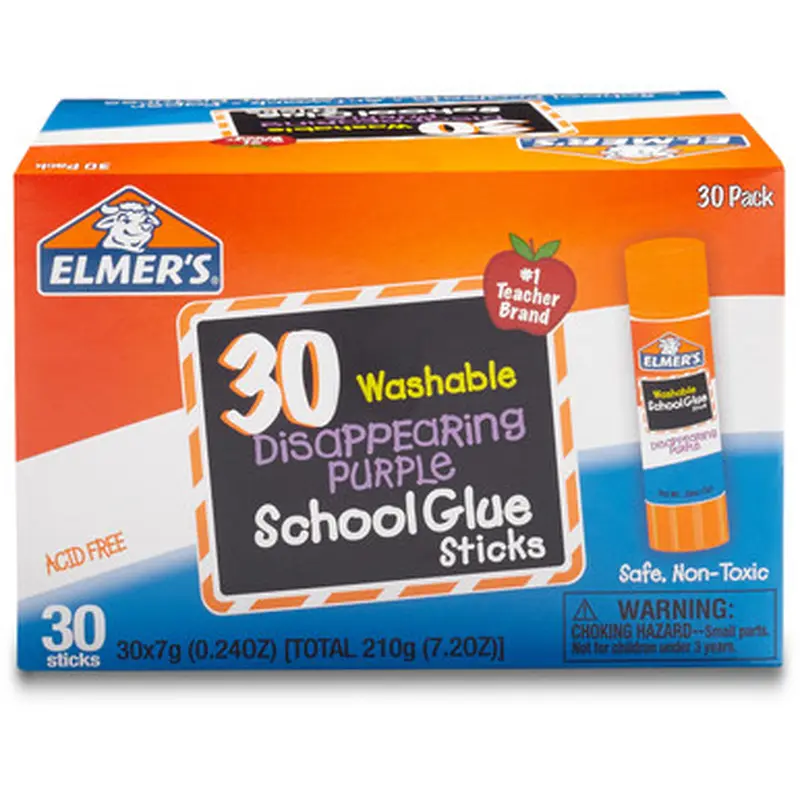Elmer&#039s 2159542 Disappearing Purple School Glue Sticks