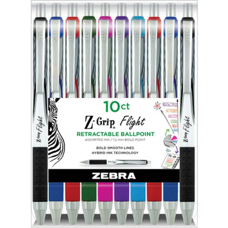 Zebra Pen 21901 Z-Grip Flight Retractable Pens