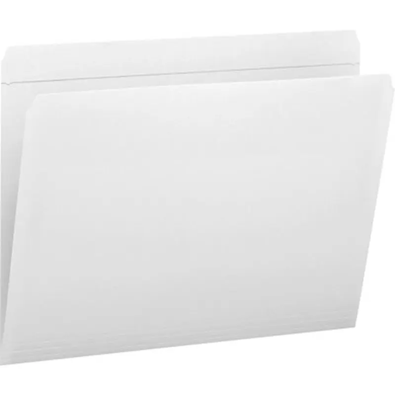Smead 12810 File Folders with Reinforced Tab