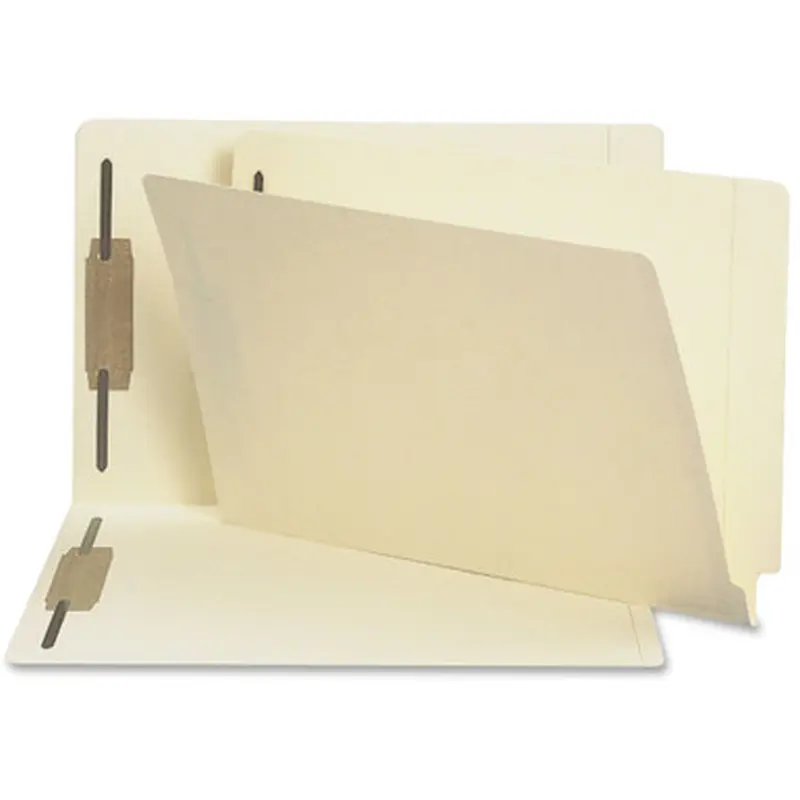 Smead 37215 End Tab Fastener Folders with Divider and Shelf-Master Reinforced Tab