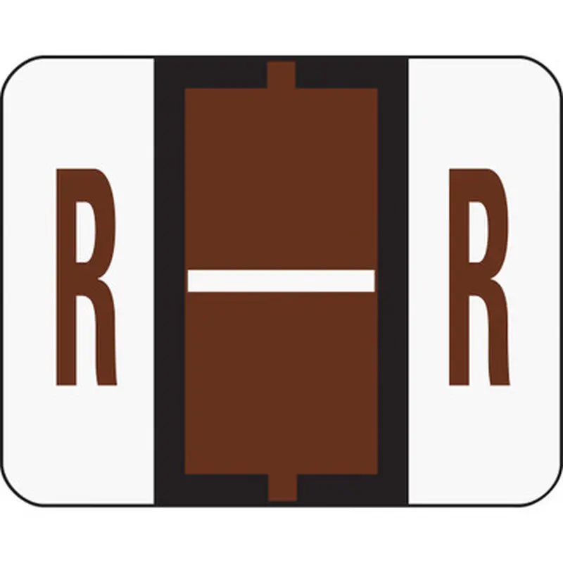 Smead 67088 BCCR Bar-Style Color-Coded Labels