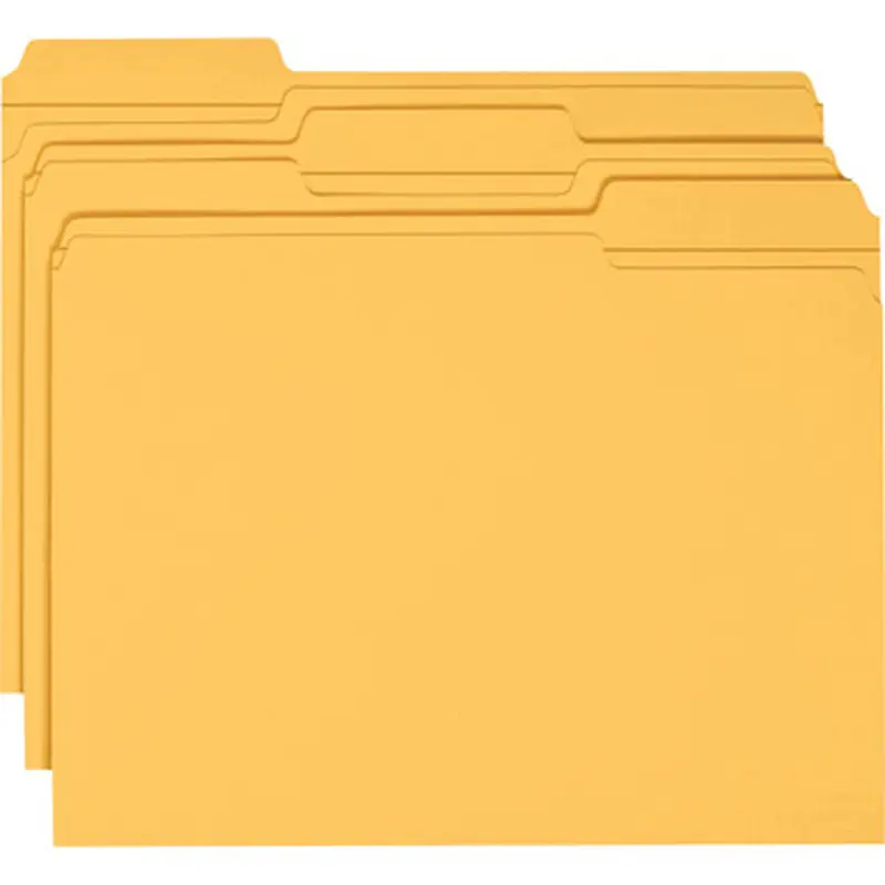 Smead 12234 File Folders with Reinforced Tab