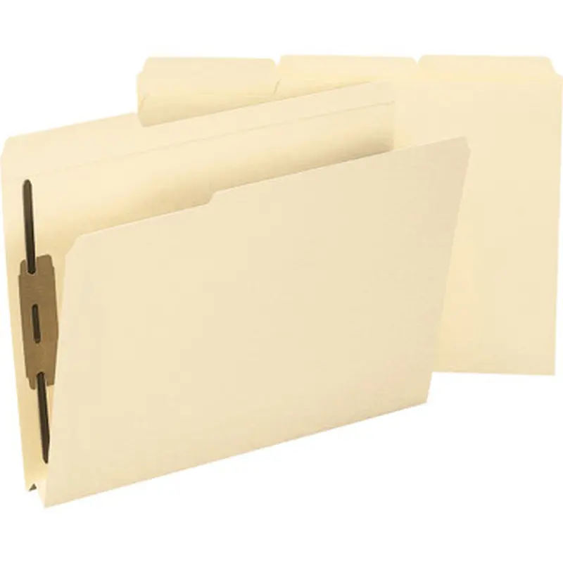 Smead 14595 Fastener File Folders with Reinforced Tab