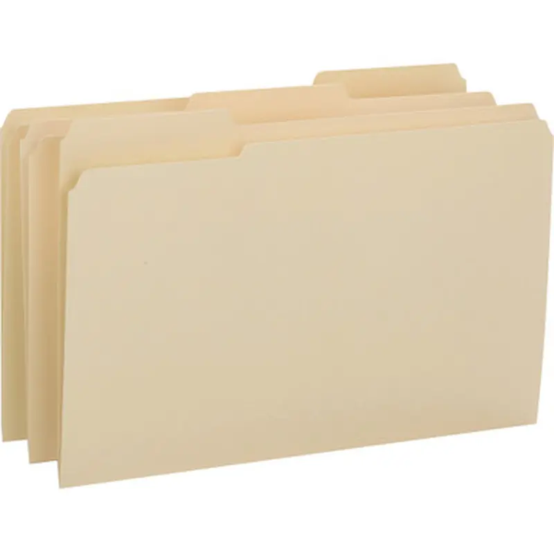 Smead 15434 File Folders with Reinforced Tab