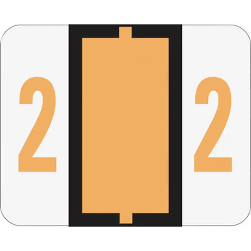 Smead 67372 BCCRN Bar-Style Color-Coded Labels