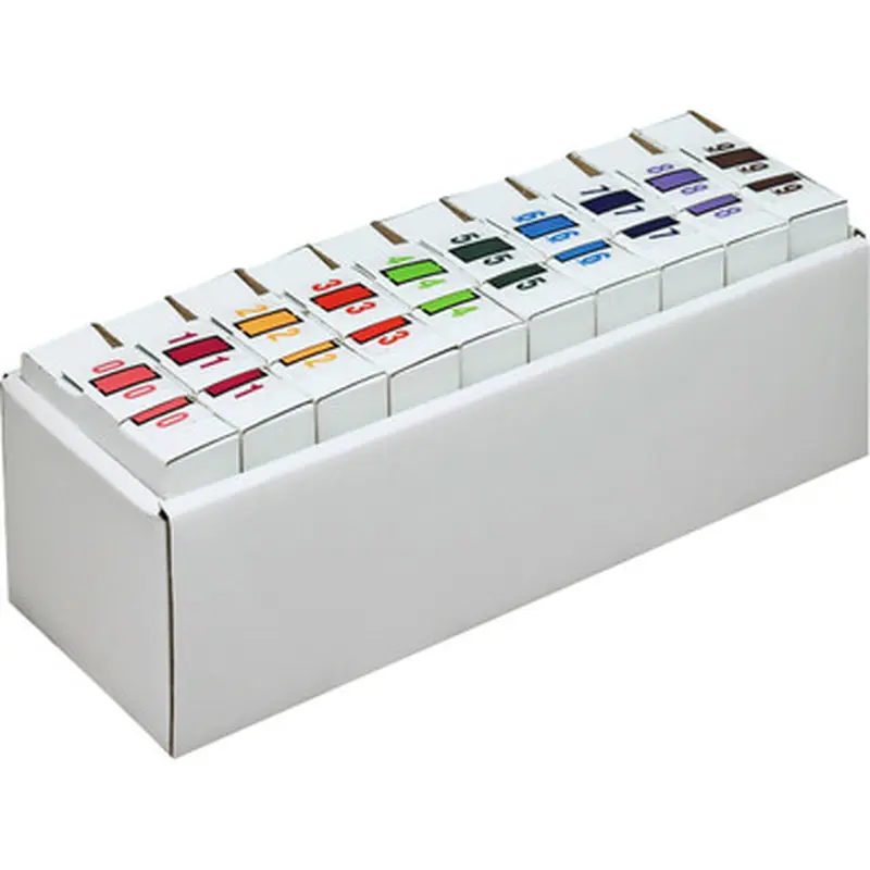 Smead 67380 BCCRN Bar-Style Color-Coded Labels