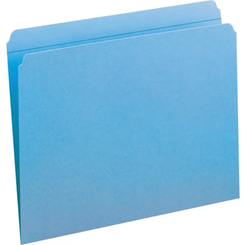 Smead 12010 File Folders with Reinforced Tab