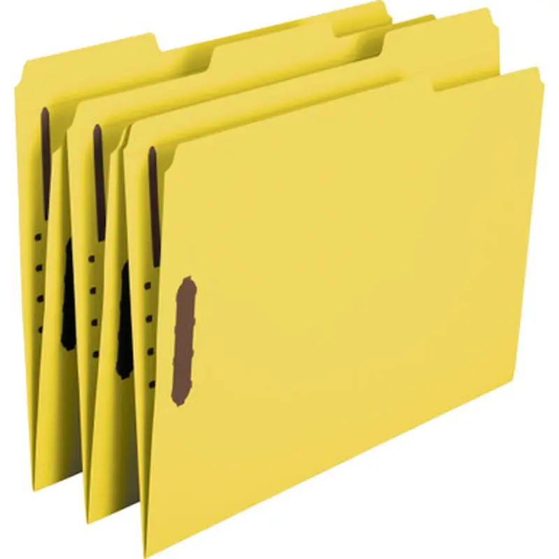 Smead 12940 Fastener File Folders with Reinforced Tab