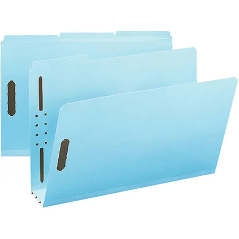 Smead 20002 100% Recycled Fastener File Folders