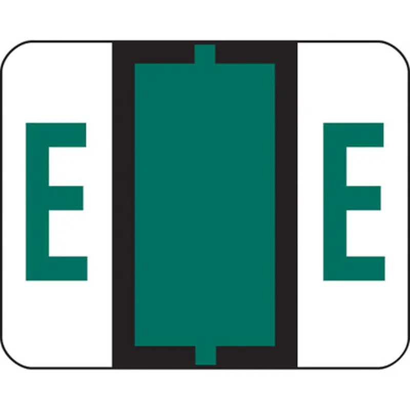 Smead 67075 BCCR Bar-Style Color-Coded Labels