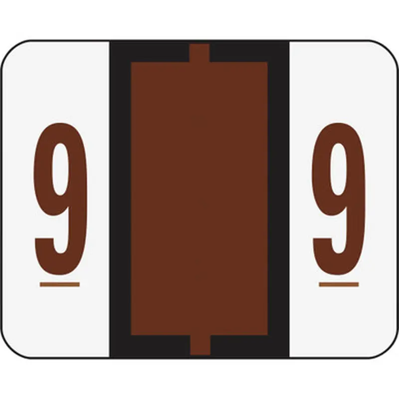 Smead 67379 BCCRN Bar-Style Color-Coded Labels