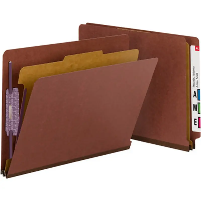 Smead 26855 Classification Folders with SafeSHIELD Fastener