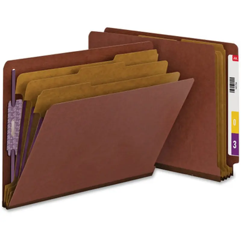 Smead 26865 Classification Folders with SafeSHIELD Fastener