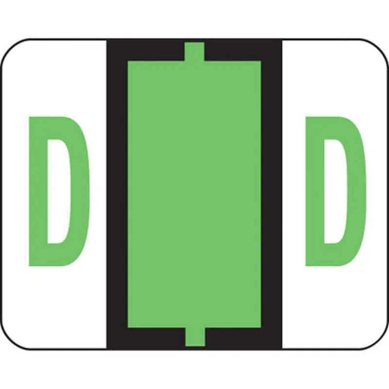 Smead 67074 BCCR Bar-Style Color-Coded Labels