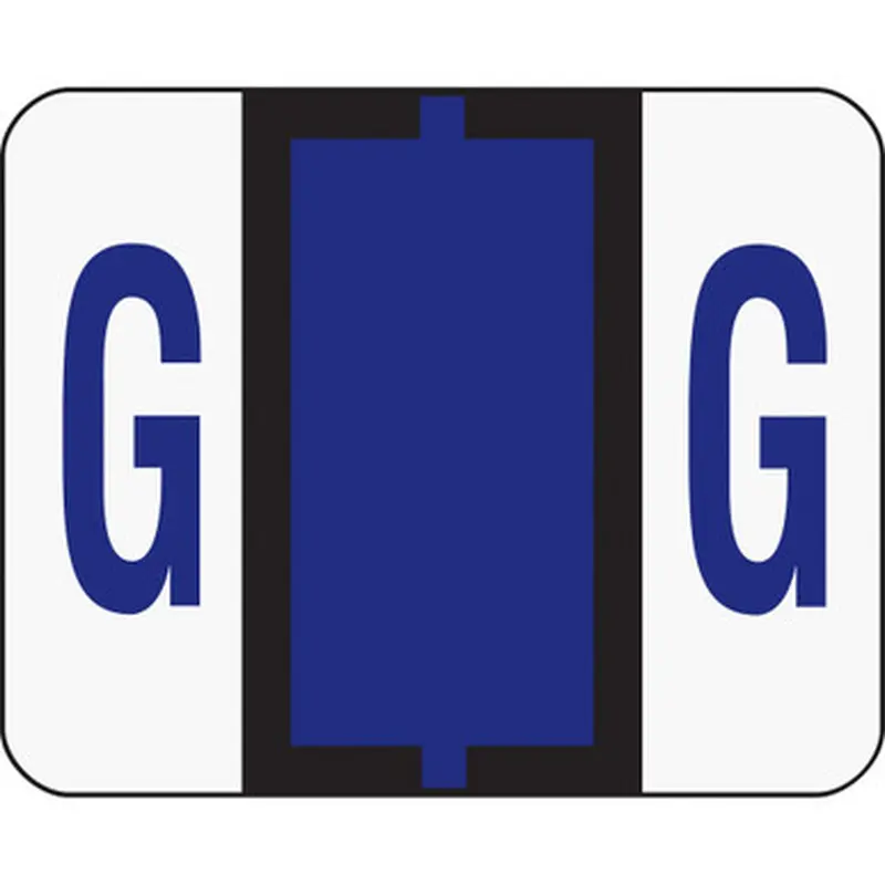 Smead 67077 BCCR Bar-Style Color-Coded Labels