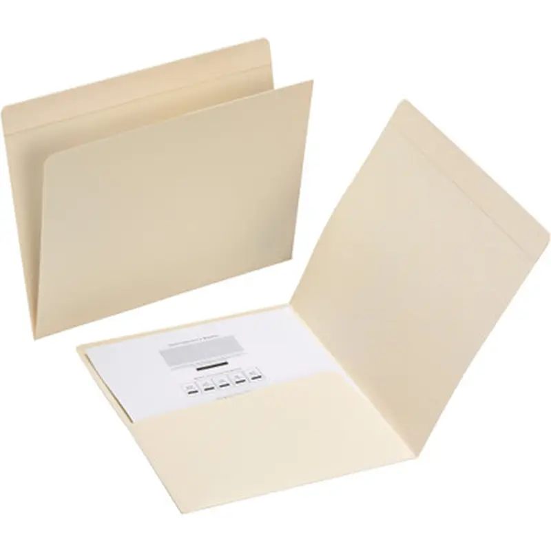 Smead 10315 File Folders with Pocket