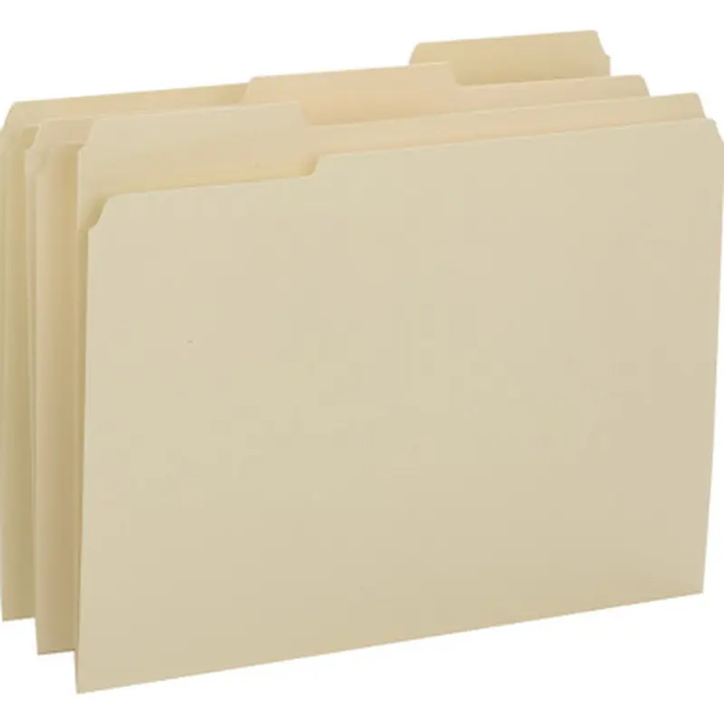 Smead 10434 File Folders with Reinforced Tab
