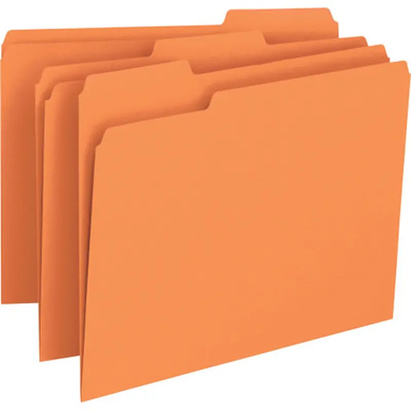Smead 12543 File Folders with Single-Ply Tab
