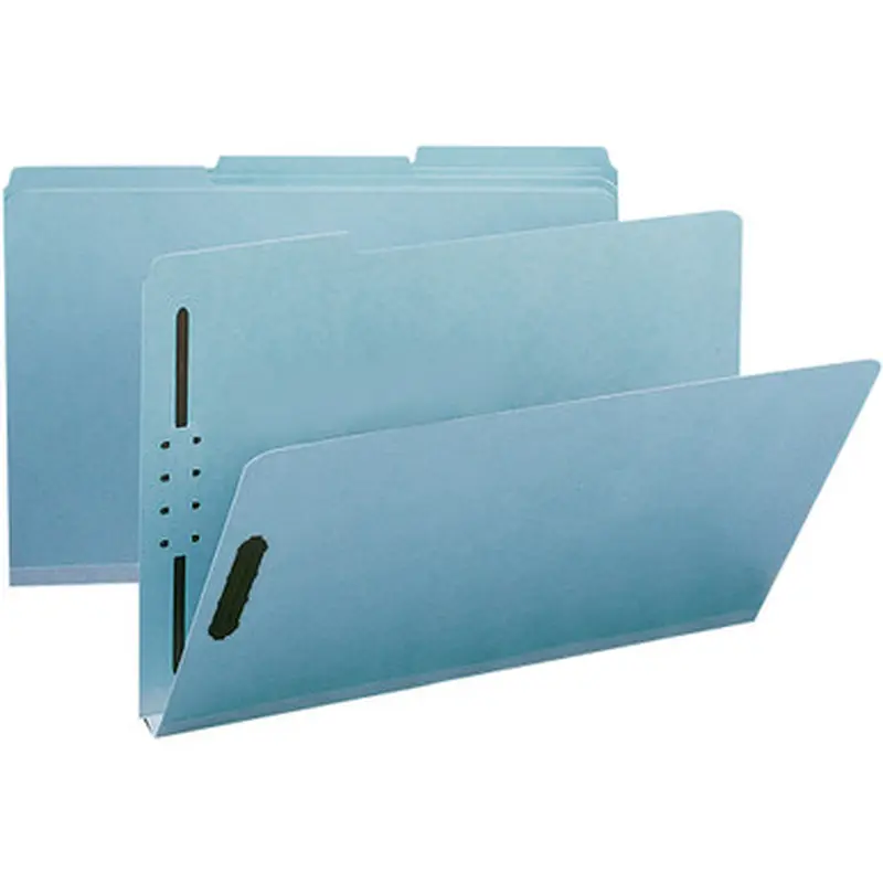 Smead 20000 100% Recycled Fastener File Folders