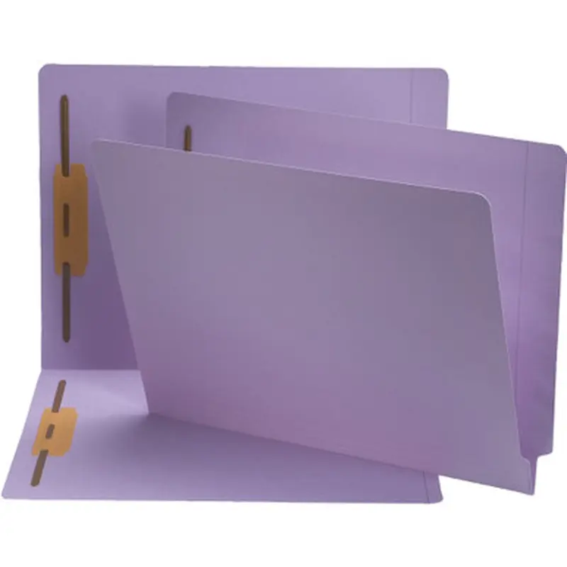 Smead 25540 End Tab Fastener File Folders with Shelf-Master Reinforced Tab