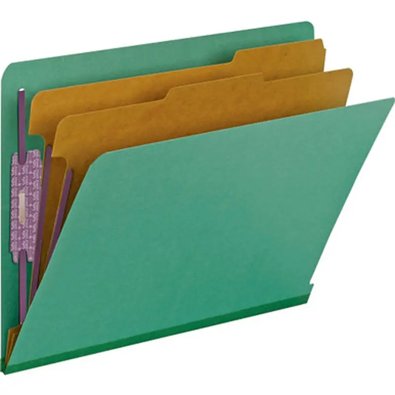 Smead 26785 End Tab 2-Div Classification Folders