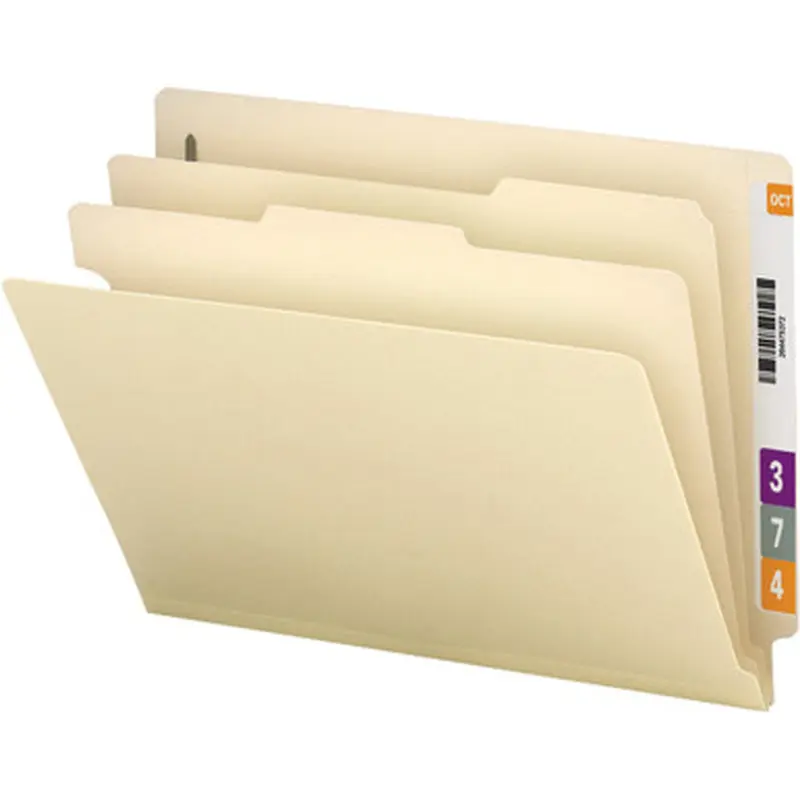Smead 26835 Classification File Folders with Reinforced Tab