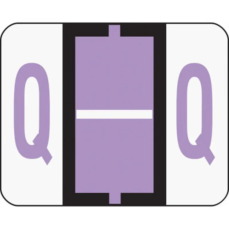 Smead 67087 BCCR Bar-Style Color-Coded Labels