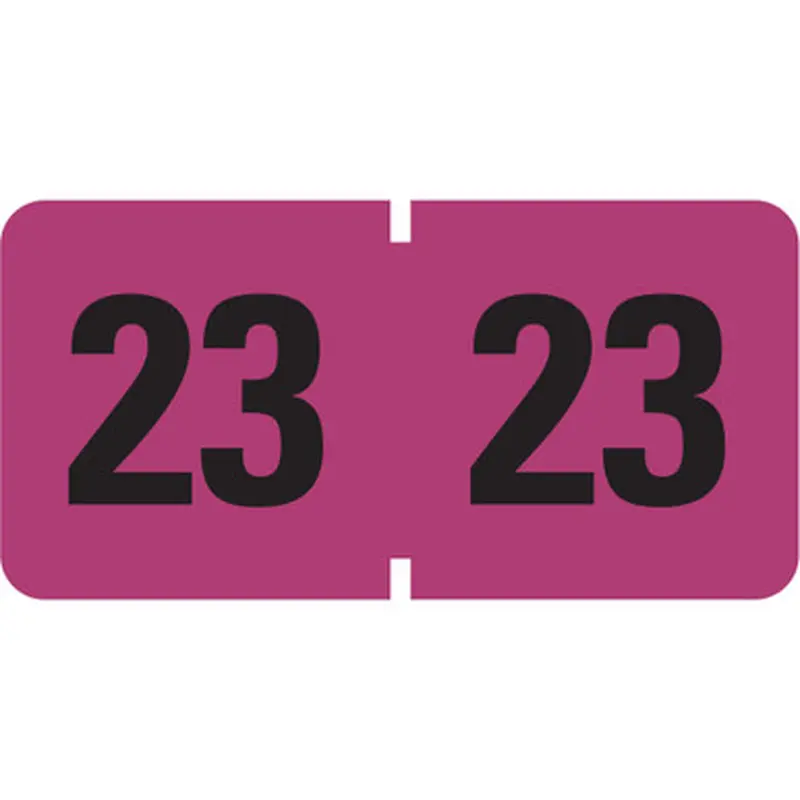Smead 68323 ETYJ Color-Coded Year Labels