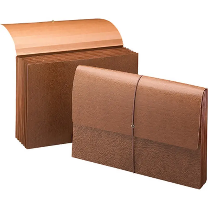 Smead 72375 Expanding Wallet with Flap and Cord Closure
