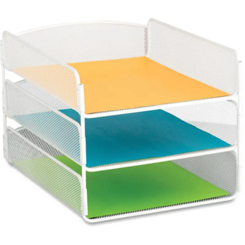 Safco 3271WH Onyx Letter Tray