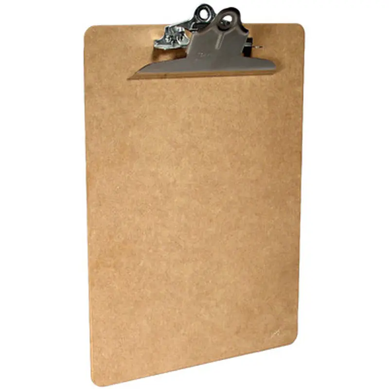 Saunders 05612 Brown Hardboard Clipboards