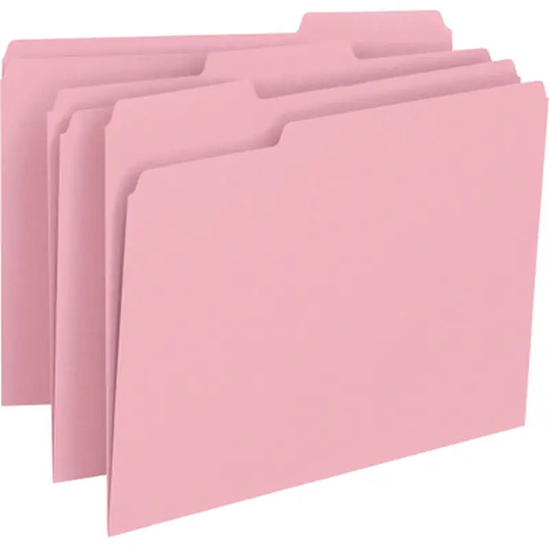 Smead 12643 File Folders with Single-Ply Tab