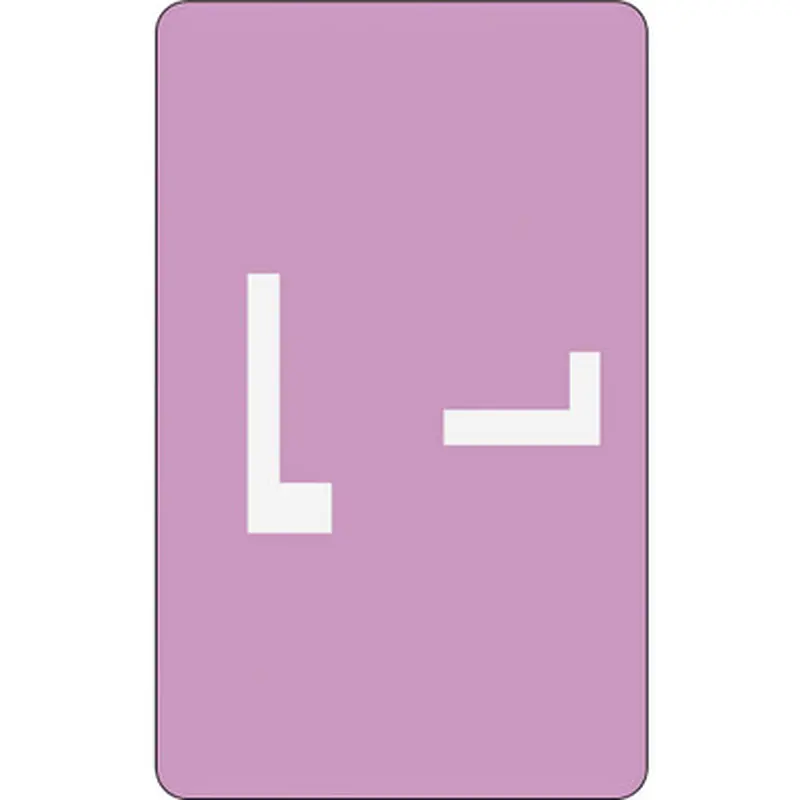 Smead 67182 AlphaZ ACCS Color-Coded Labels