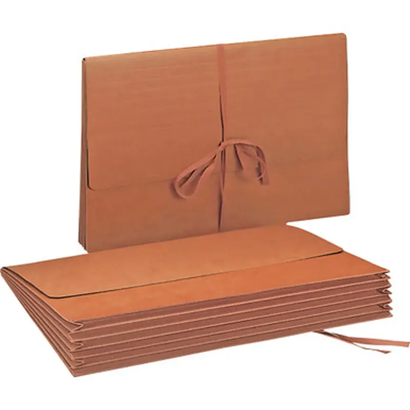 Smead 71076 Wallet with Flap and Cloth Tie Closure