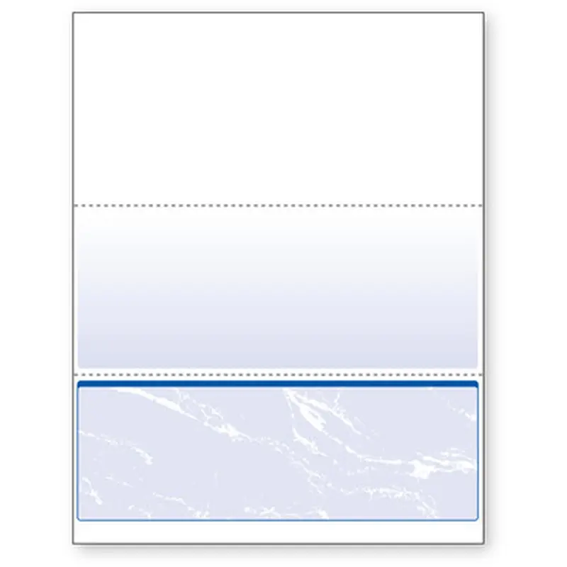 DocuGard 04517 High Security Blue Marble Business Checks with 11 Features to Prevent Fraud