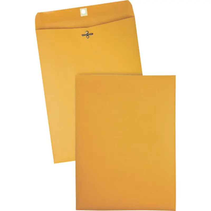 Quality Park 37893 Gummed Kraft Clasp Envelopes