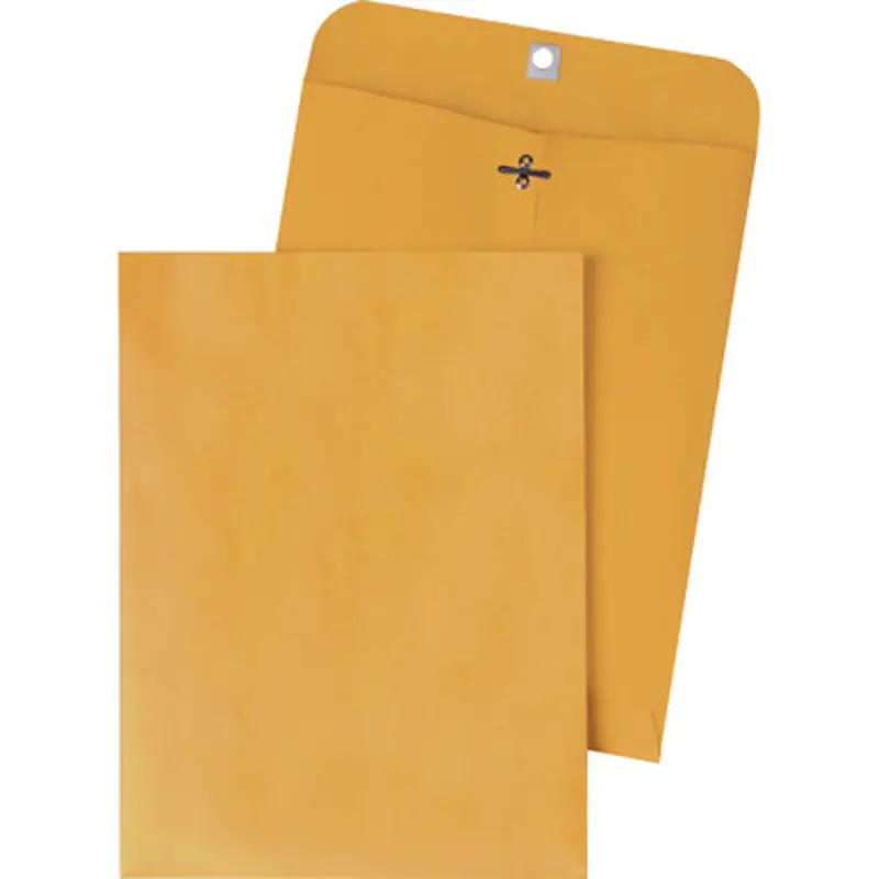 Quality Park 37894 Gummed Kraft Clasp Envelopes